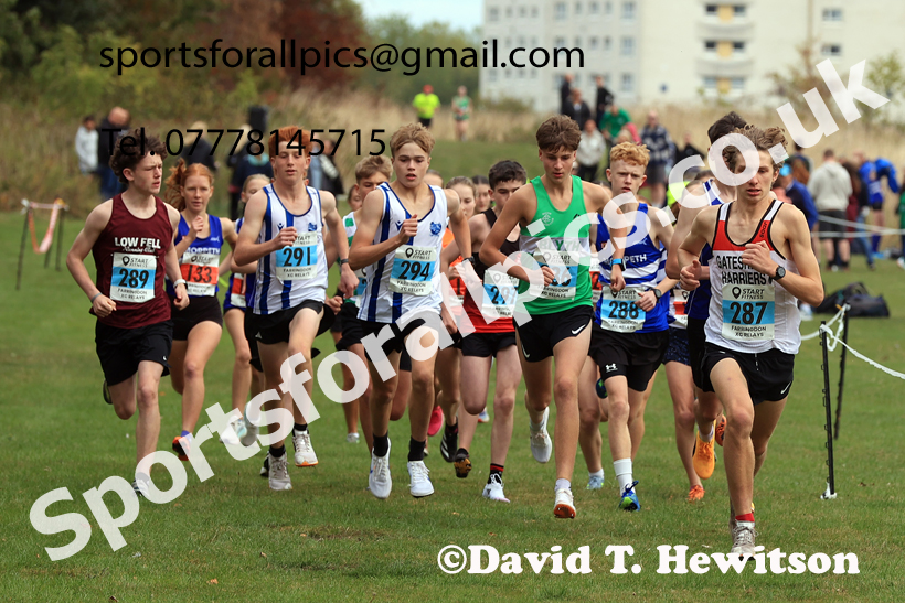 Mens and Womens under-17s, 2025 Farringdon Cross Country Relays, Sunderland. Photo: David T. Hewitson/Sports for All Pics